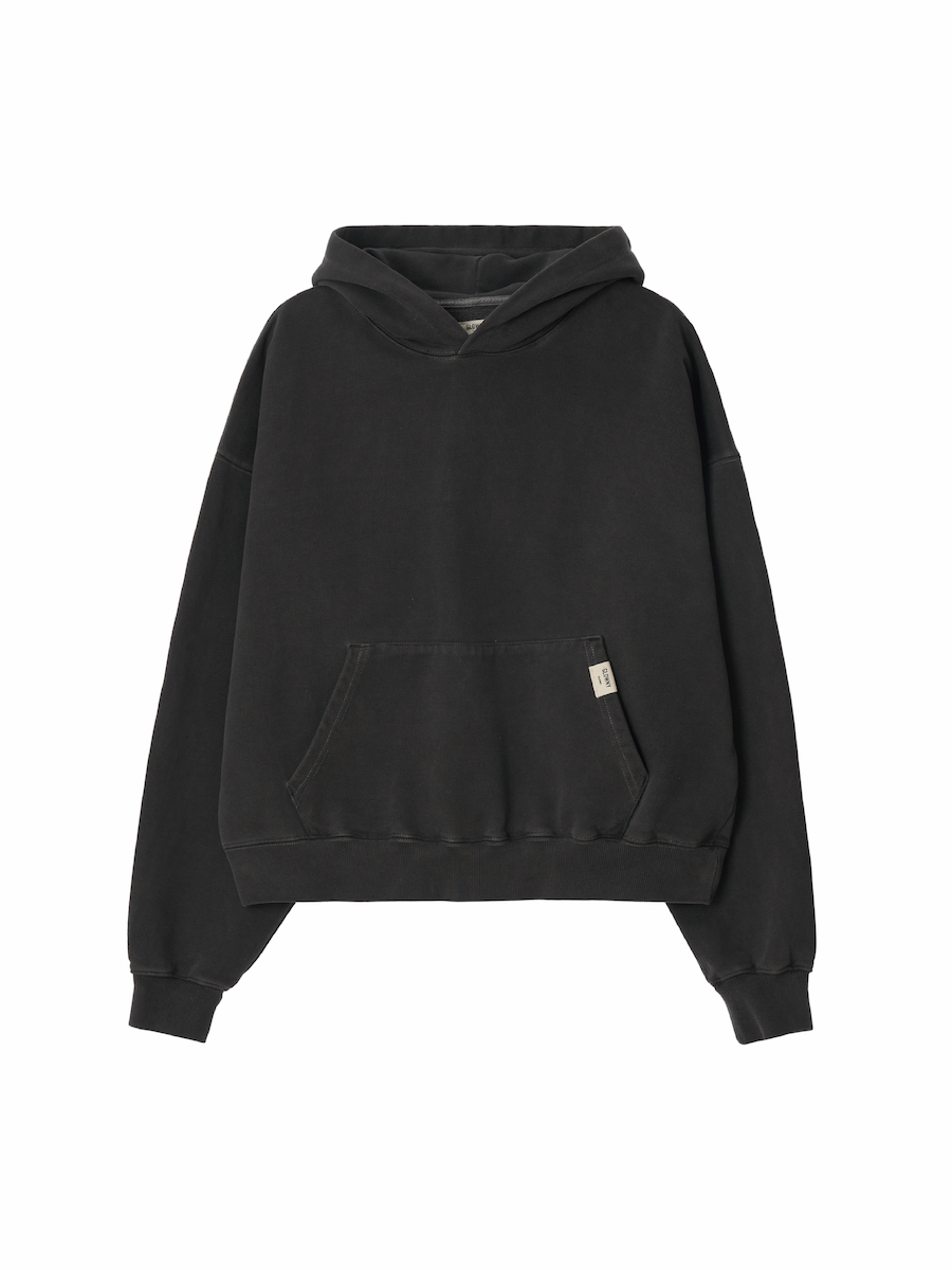 G CLASSIC WASHED BOXY HOODIE (CHARCOAL)
