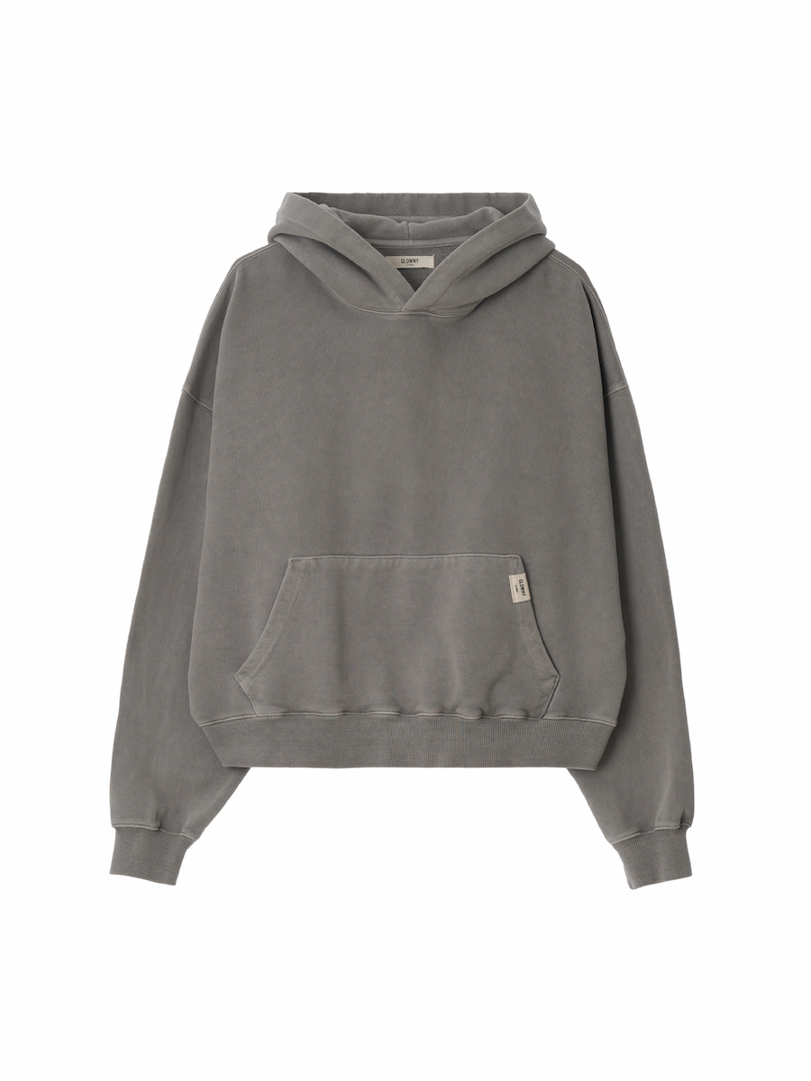 G CLASSIC WASHED BOXY HOODIE (GRAY)
